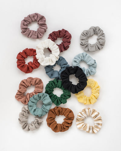 Linen scrunchie set (3 pcs) - sneakstylesanctums