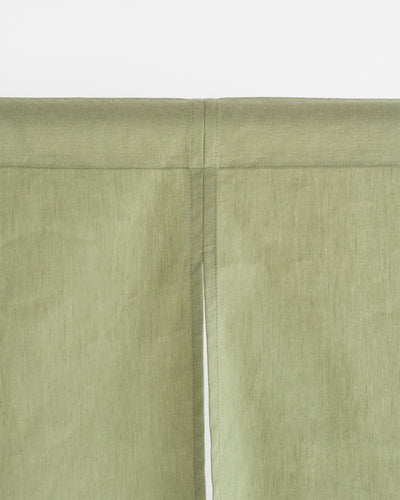Linen-cotton noren curtains (1 pcs) in Sage - sneakstylesanctums