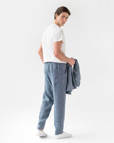 Linen pants for men CEFALU - sneakstylesanctums