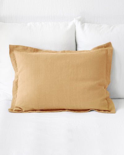 Linen pillow sham in Tan | sneakstylesanctums