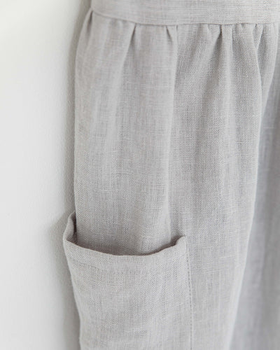 Pinafore apron dress in Light gray - sneakstylesanctums