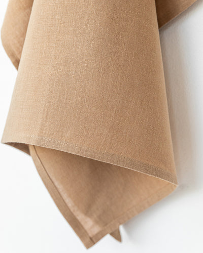 Linen tea towel in Latte - sneakstylesanctums