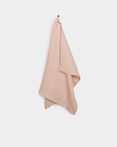 Linen tea towel in Peach - sneakstylesanctums