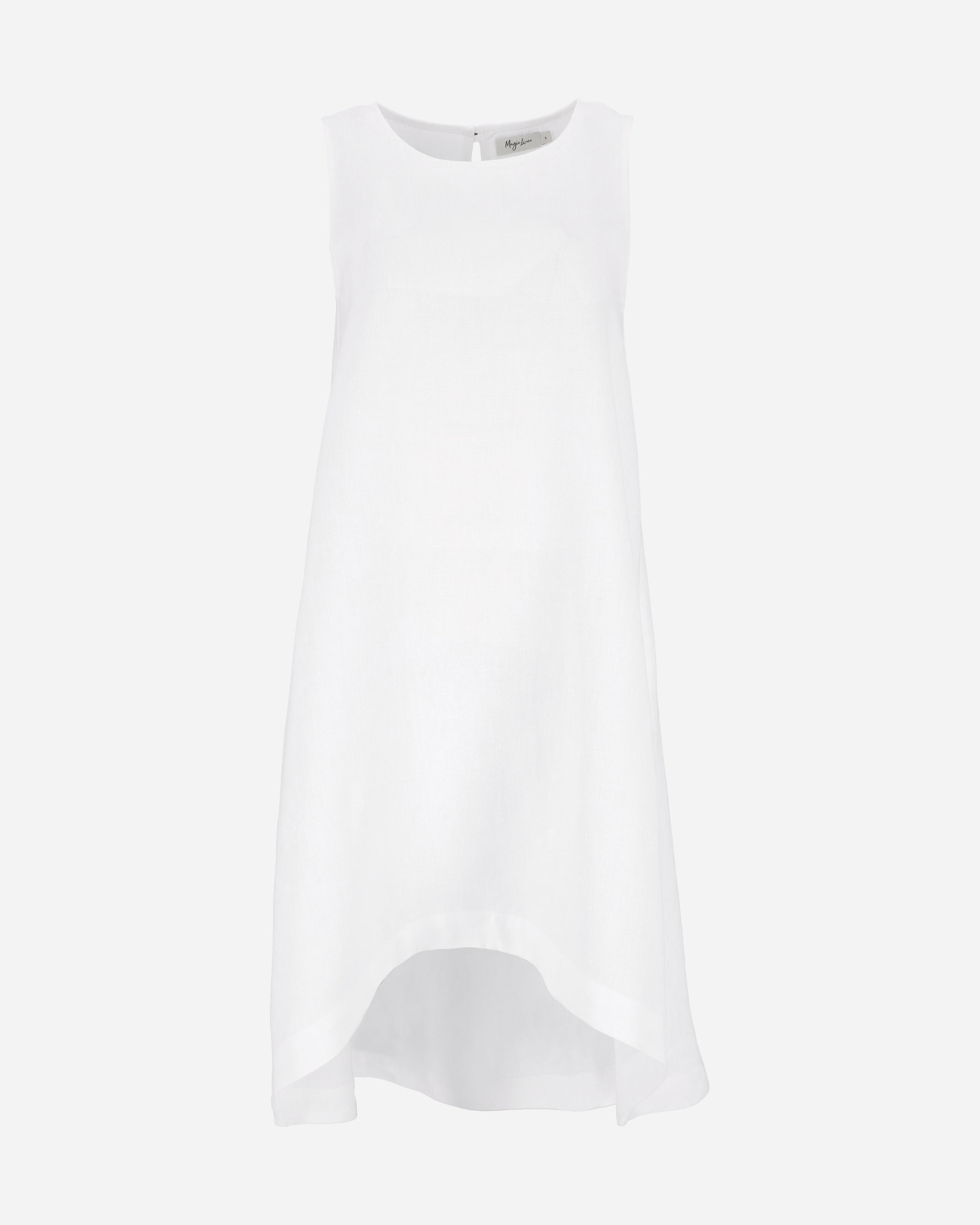 Royal TOSCANA linen dress in White - sneakstylesanctums