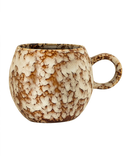 Brown stoneware cup - sneakstylesanctums