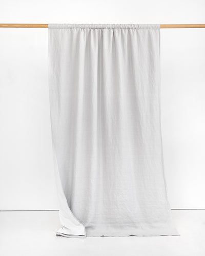 Blackout linen curtain panel (1 pcs) in Light gray - sneakstylesanctums