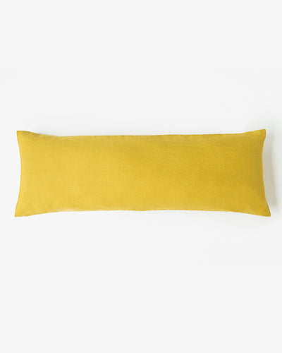 Body pillowcase in Moss yellow - sneakstylesanctums