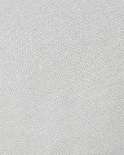 Ruffle trim linen tea towel in Light gray - sneakstylesanctums