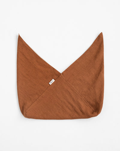 Linen Bento Bag in Cinnamon - sneakstylesanctums