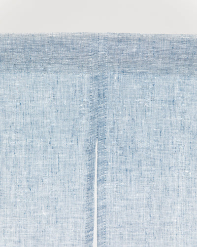 Linen noren curtains (1 pcs) in Blue melange - sneakstylesanctums