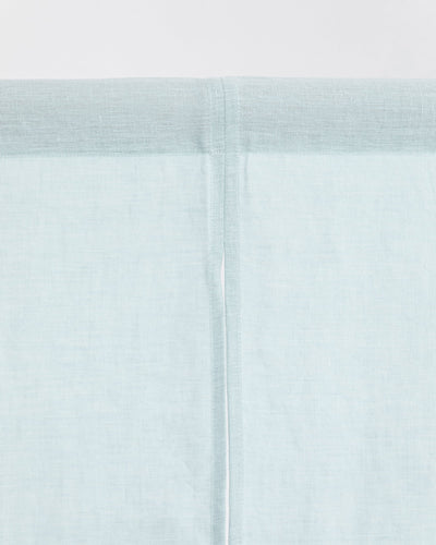 Linen noren curtains (1 pcs) in Dusty blue - sneakstylesanctums