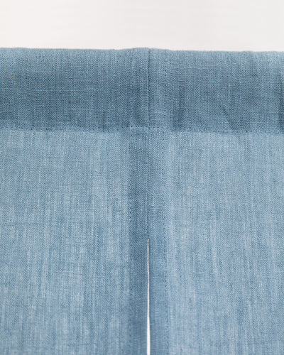 Linen noren curtains (1 pcs) in Gray blue - sneakstylesanctums