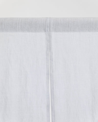 Linen noren curtains (1 pcs) in Light gray - sneakstylesanctums