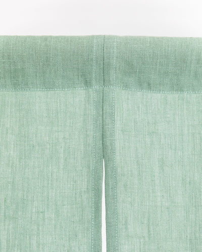 Linen noren curtains (1 pcs) in Matcha green - sneakstylesanctums