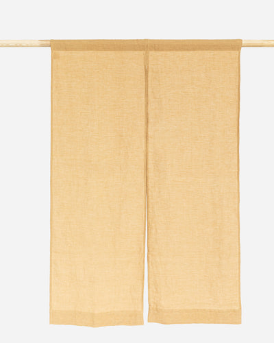 Linen noren curtains (1 pcs) in Sandy beige - sneakstylesanctums