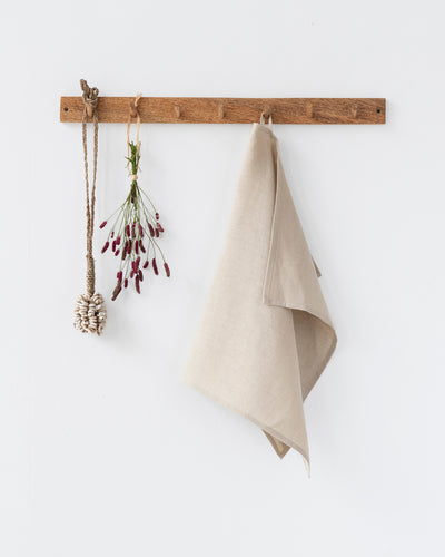 Linen tea towel in Natural linen - sneakstylesanctums