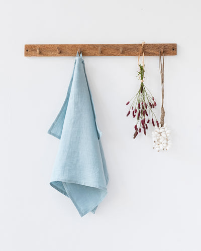 Linen tea towel in Dusty blue - sneakstylesanctums