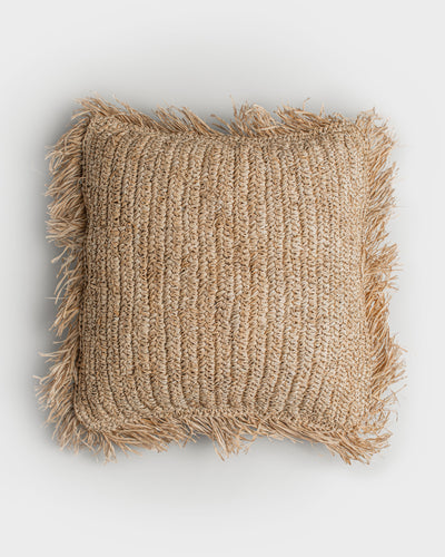 Raffia cushion cover - sneakstylesanctums
